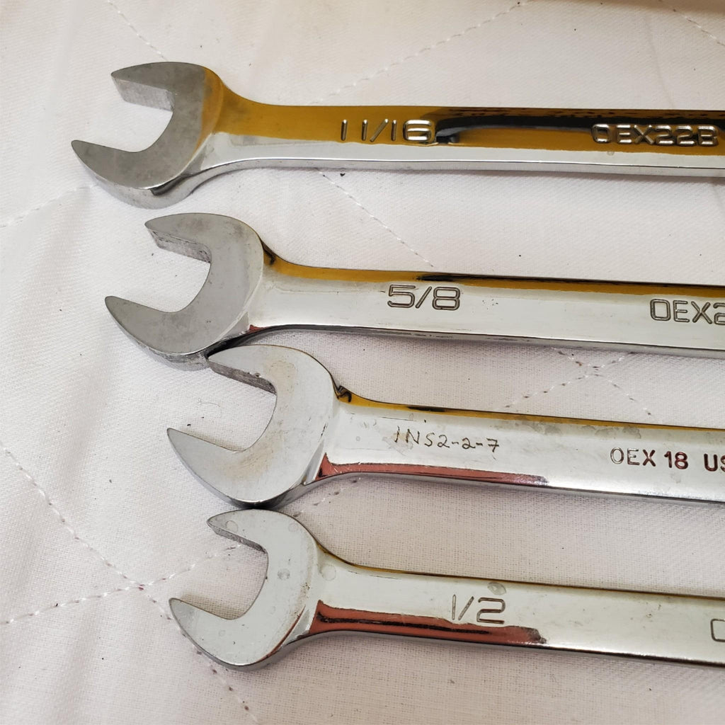 Lot of 4 Snap-on 12-Point combination Wrenches LOT-345