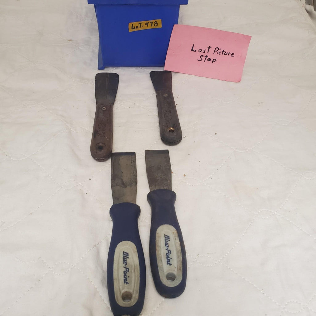 Lot of Blue Point ATS Paint Putty Knife Scraper Tools LOT-478