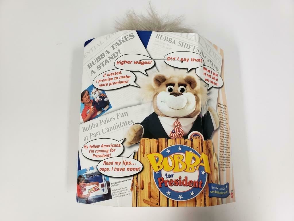 Used Bubba For President Mattel Talking Wisecrackin' Presidential Candidate 2000