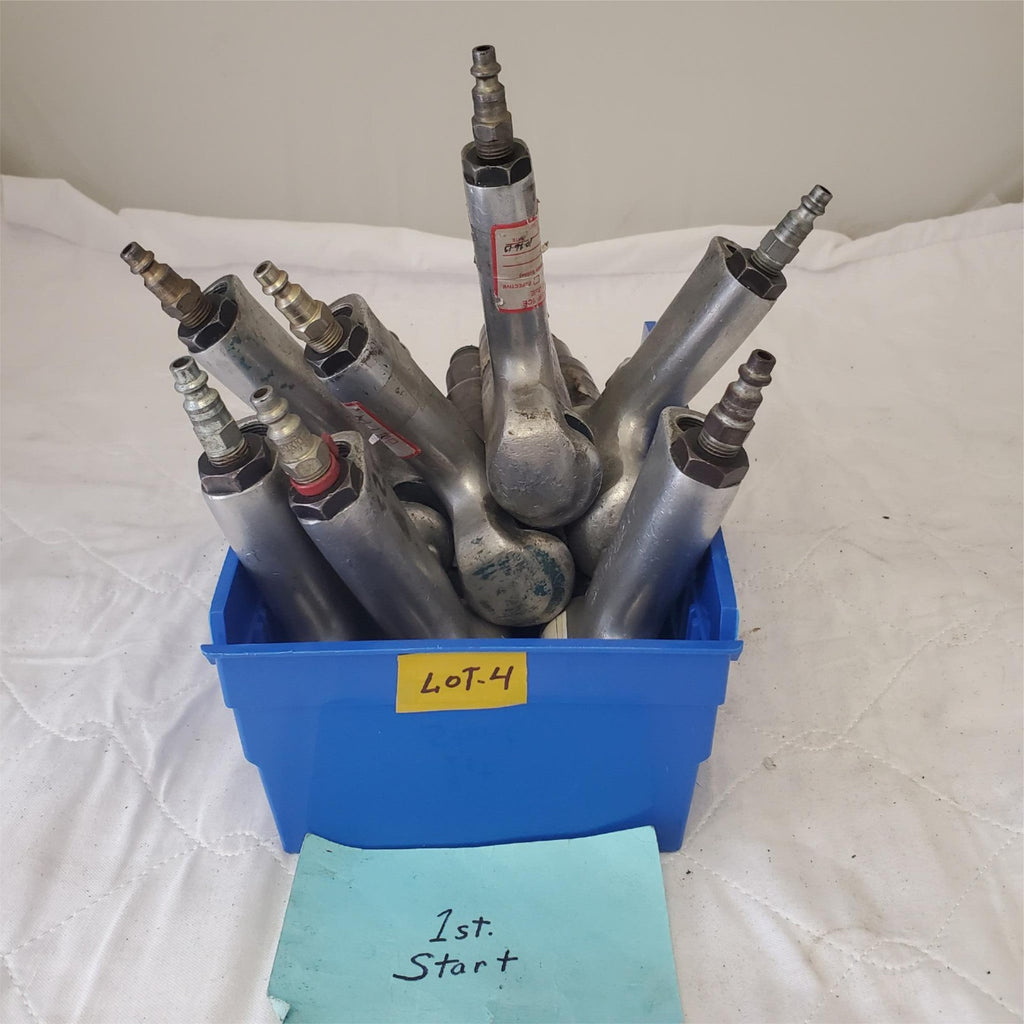 Cleco Pneumatic Pistol Grip 1/4" Air Tool Screwdriver/Nutrunner Air Tools Lot-4