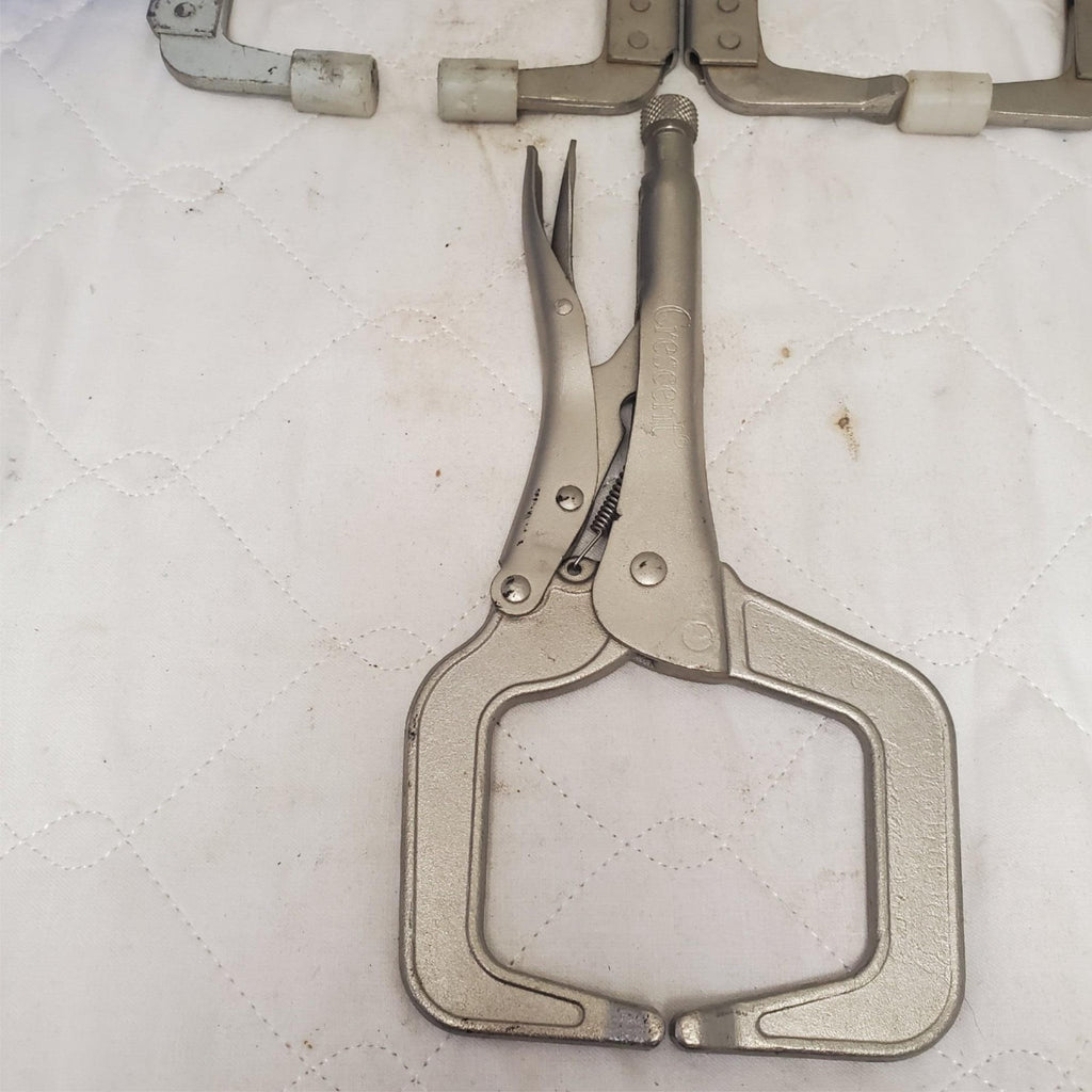 Lot of 3 Assorted Locking C-Clamp Tool LOT-MT 30
