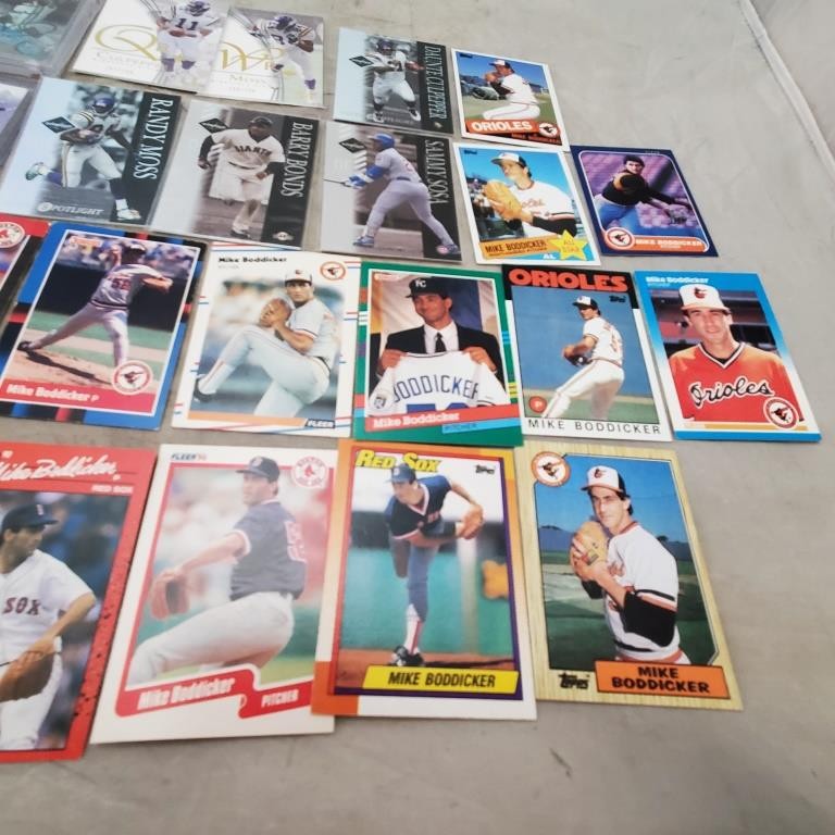 Lot Vintage Orioles Fleer Mike Boddicker Baseball Cards