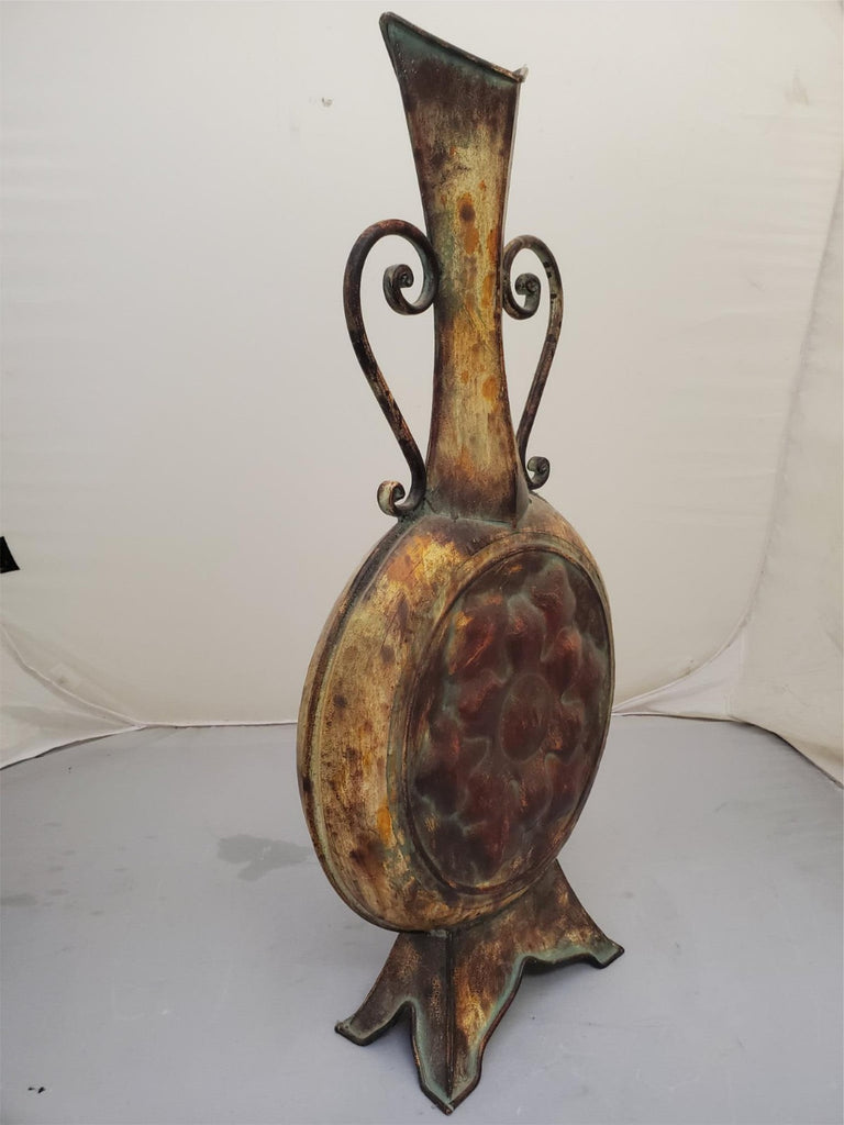 Antique Home Decor Decorative Metal Handle Vase