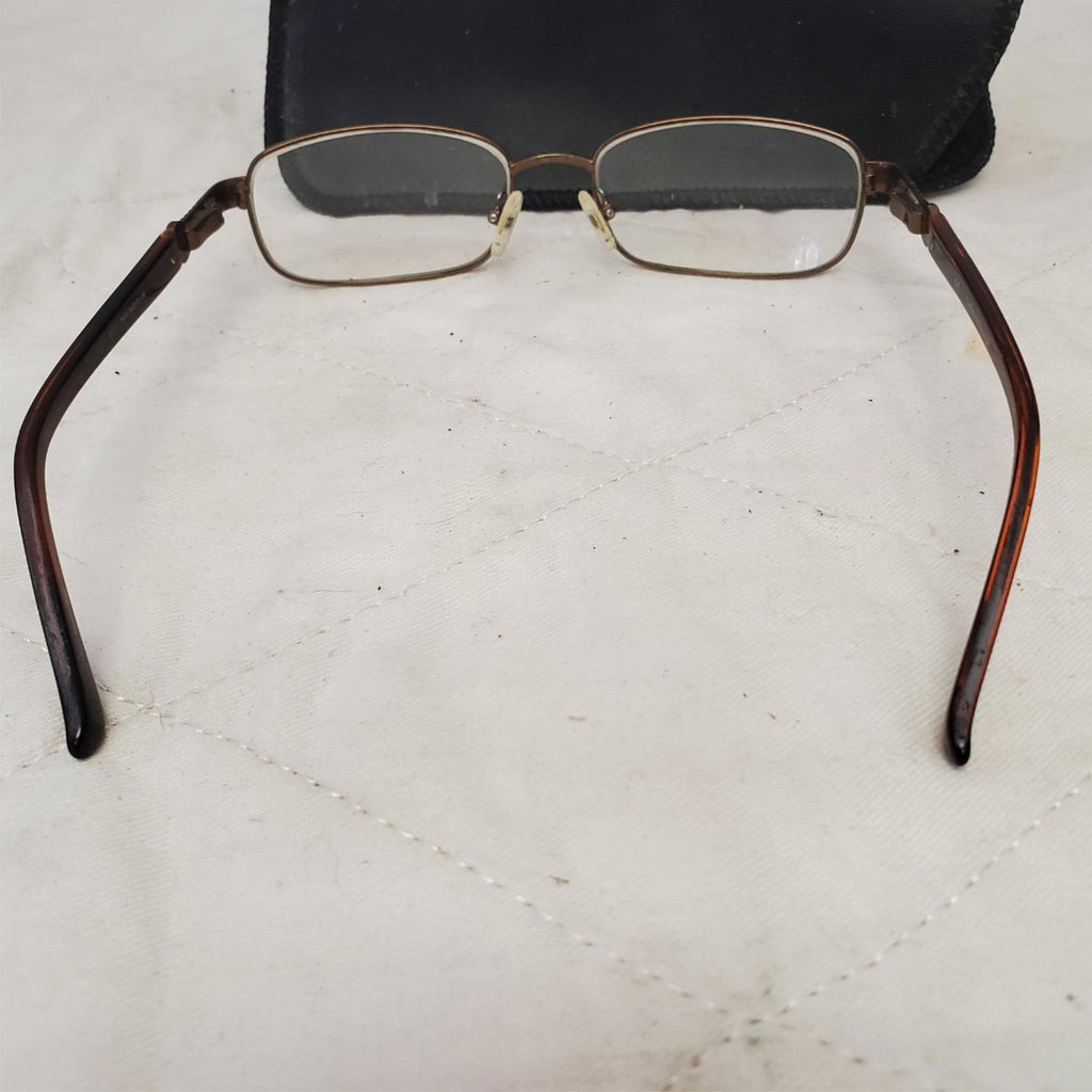 Catherine Deneuve CD-331 Gold Brown Eye glasses Frames with Case