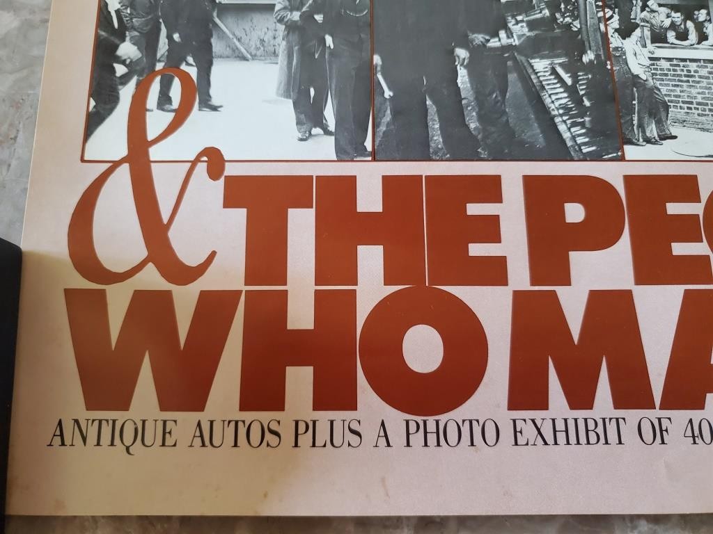 F. O. B. Detroit Automobiles and The People Who Make Them Art Print Poster