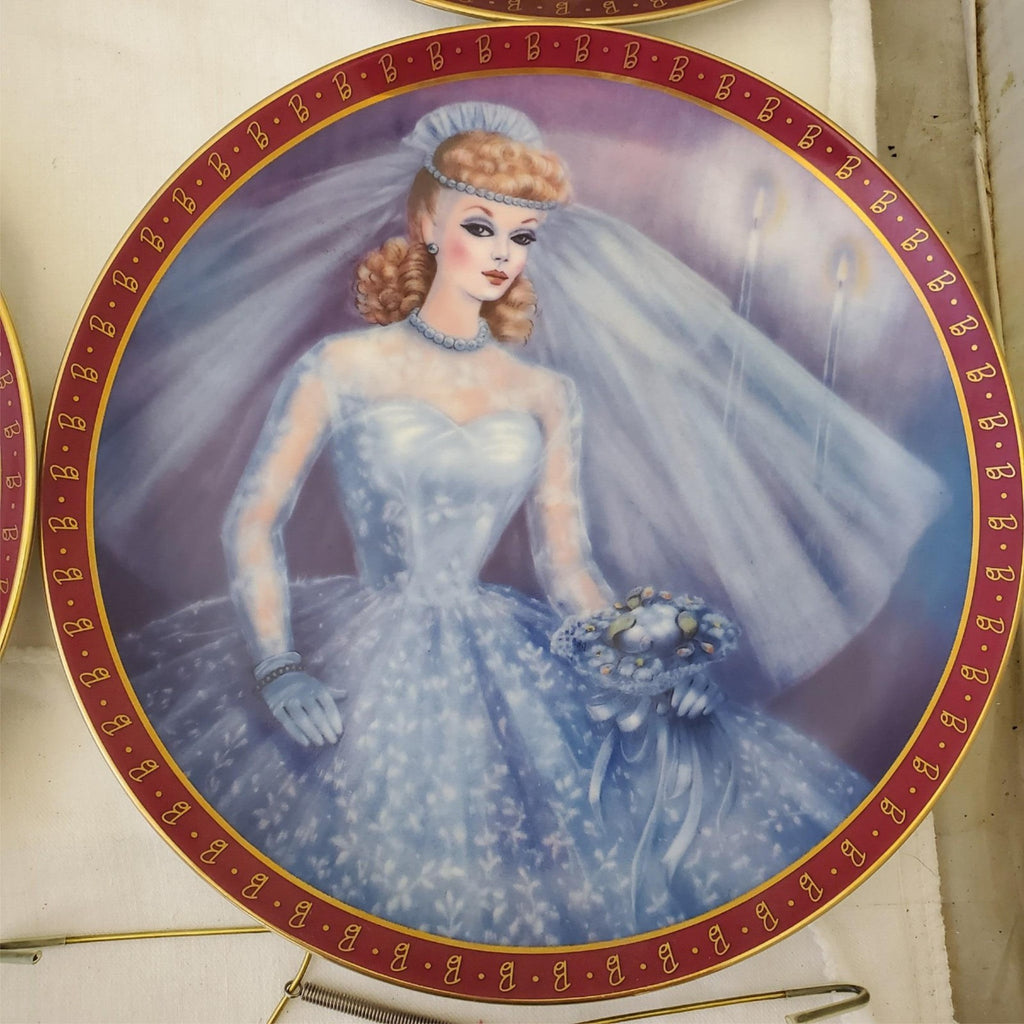 Lot of Plates Barbie The Danbury Mint Collector's Limited Edition 