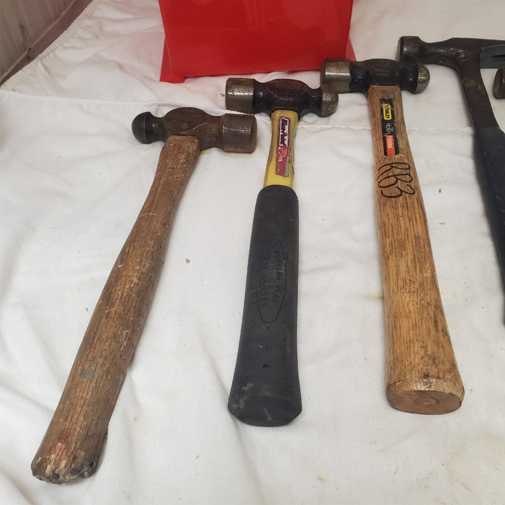 Lot of 5 Assorted Ball Peen & Claw Hammers LOT-621