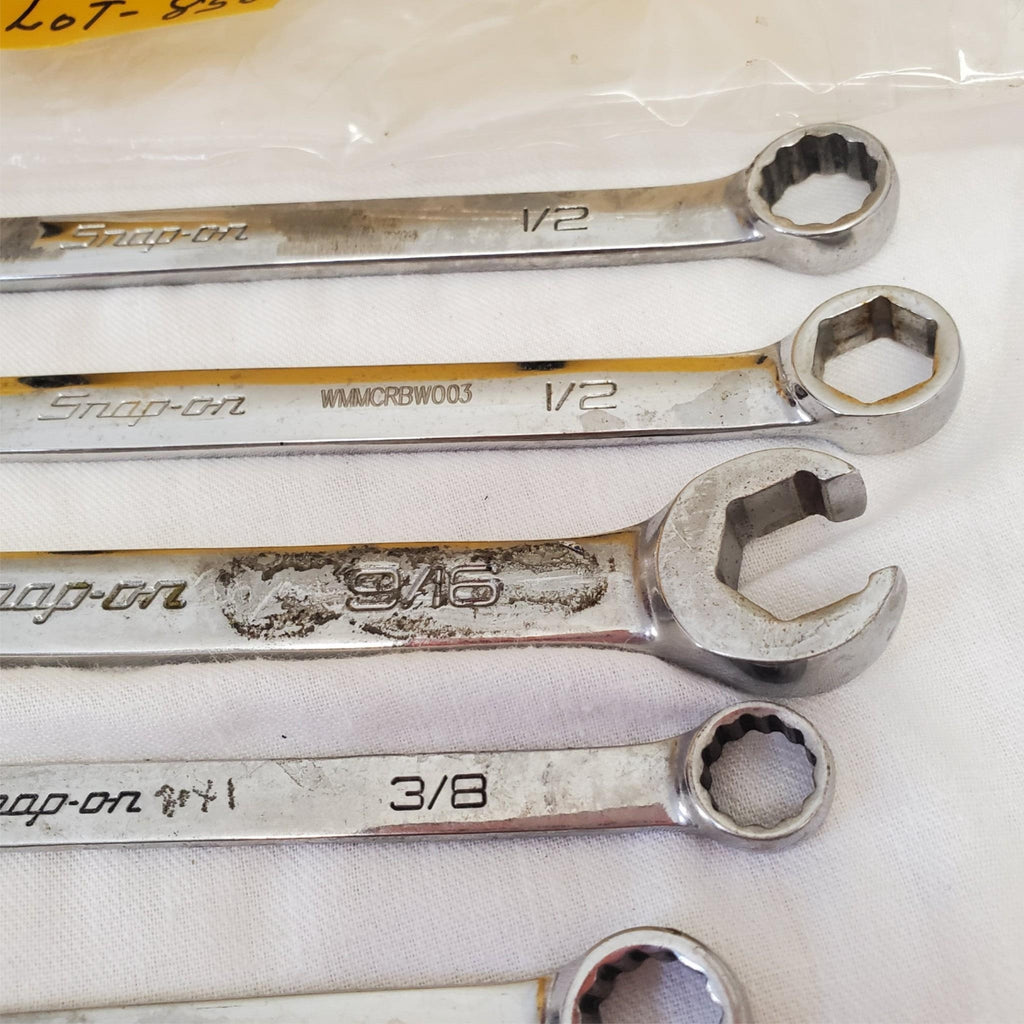 Lot of 5 Snap-On Combination Wrench Set LOT-858