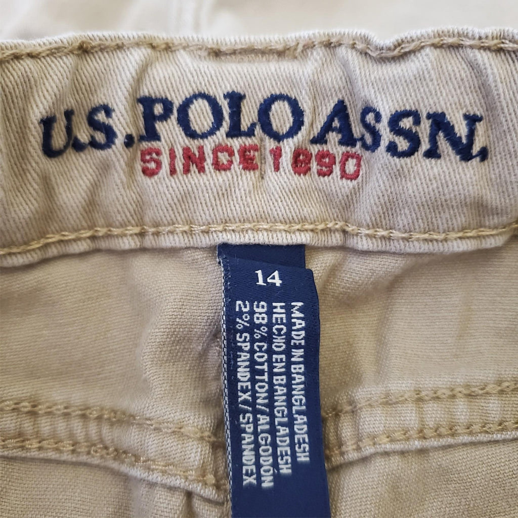 Lot of 4 U.S. Polo Assn. Honey Khaki Straight fit Denim Size 14