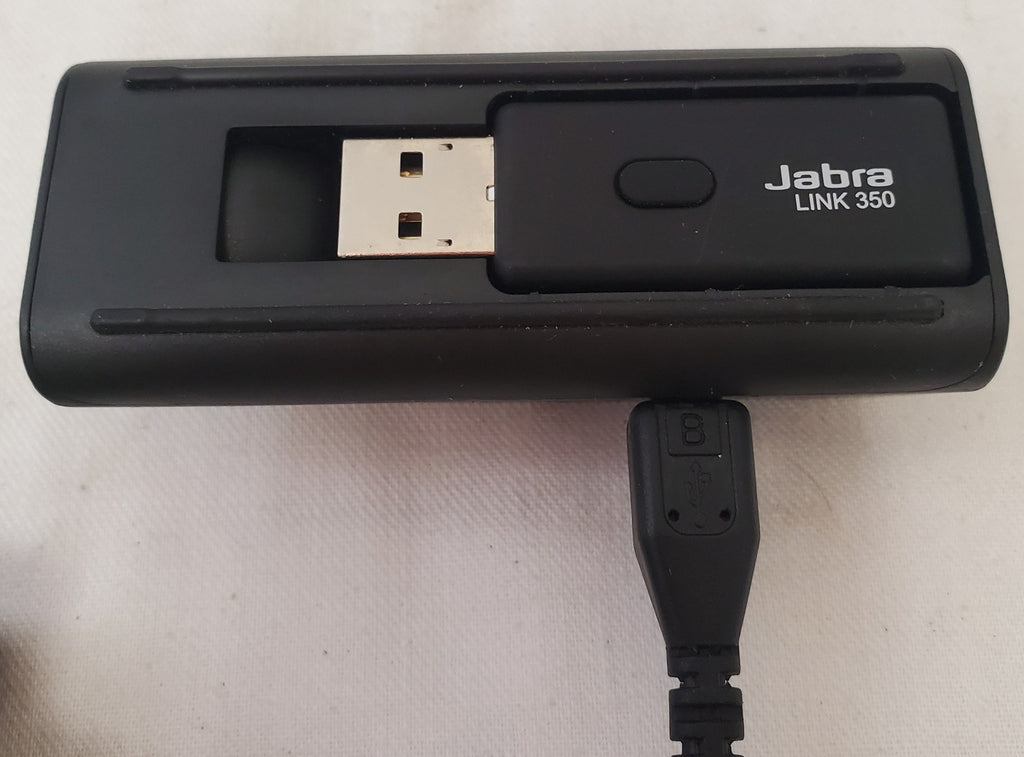 Jabra Link 350 USB Receiver Charger with Jabra SSA-4P 5050F AC Power Adapter