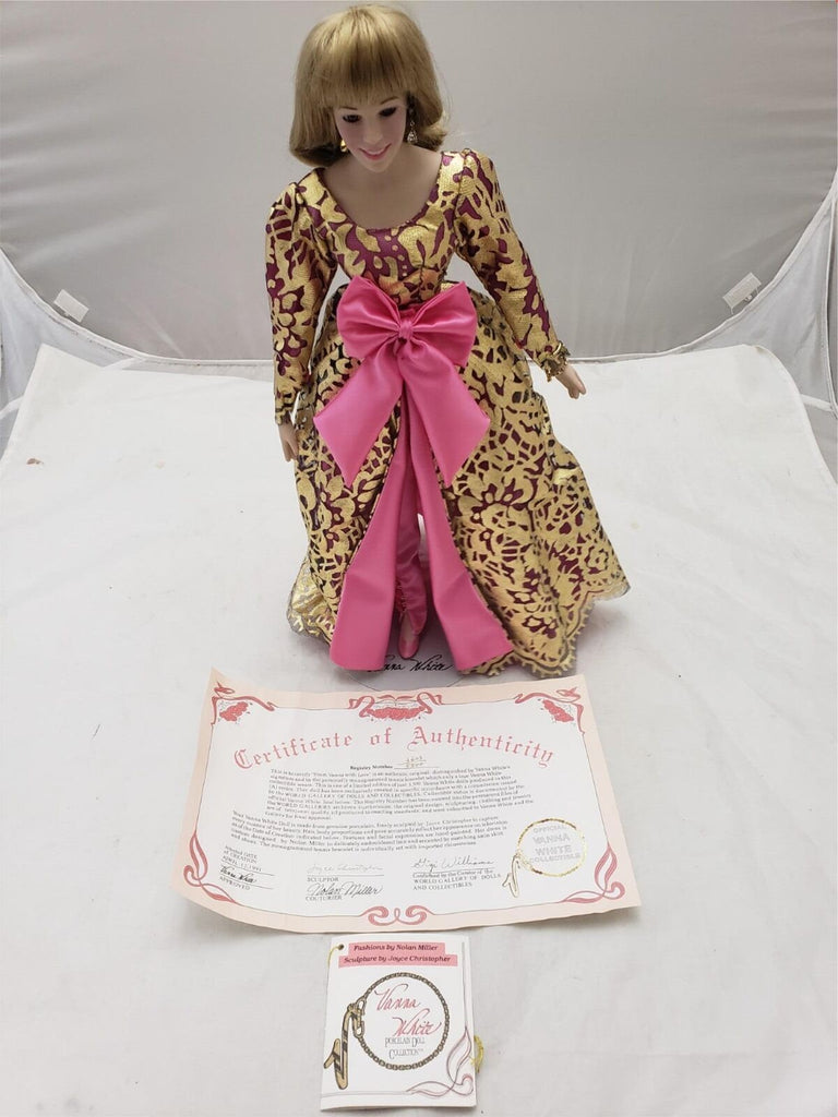 Vintage Vanna White Porcelain Doll Collection Limited Edition Numbered