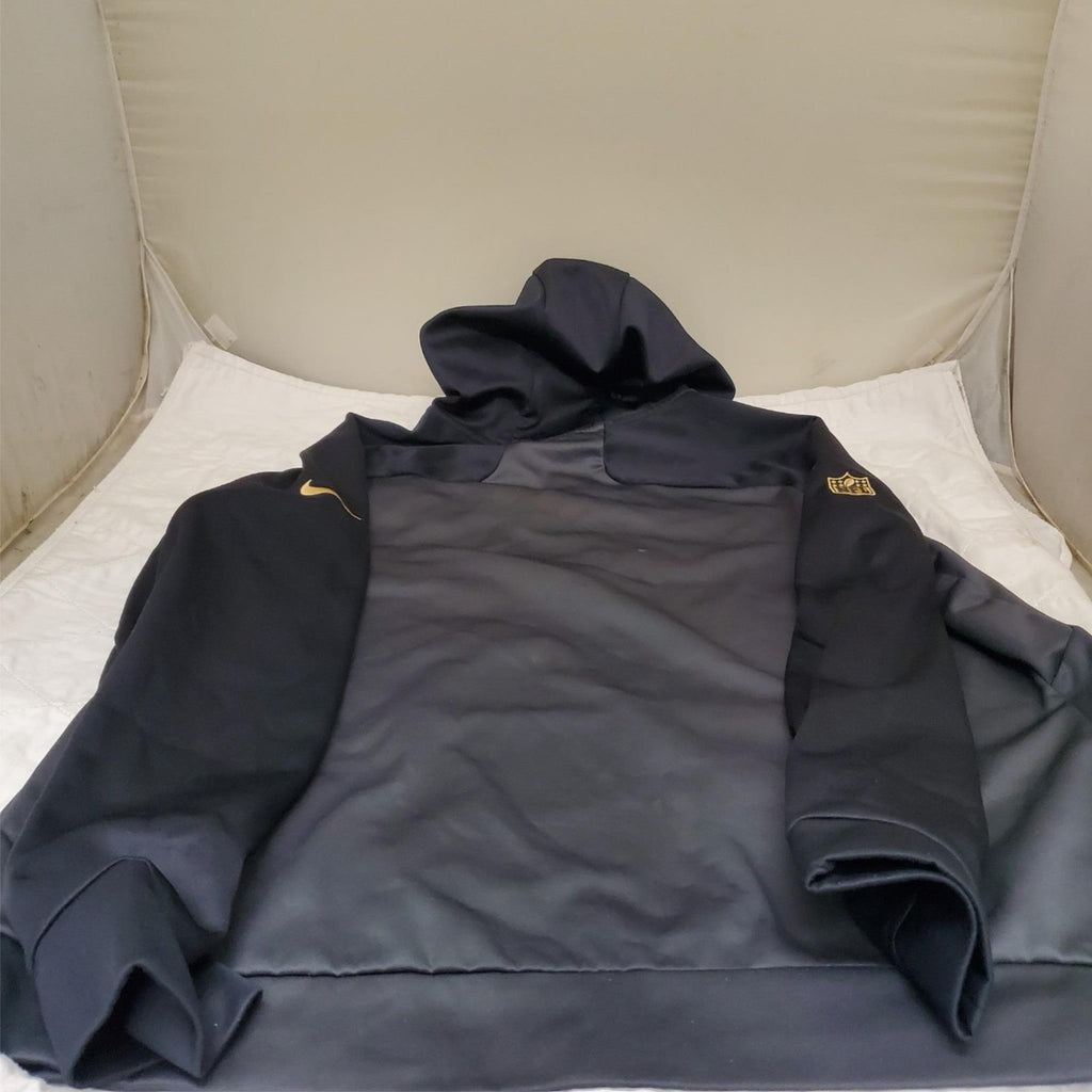 Nike Men's XXL NFL Therma-FIT Black Pullover Hoodie