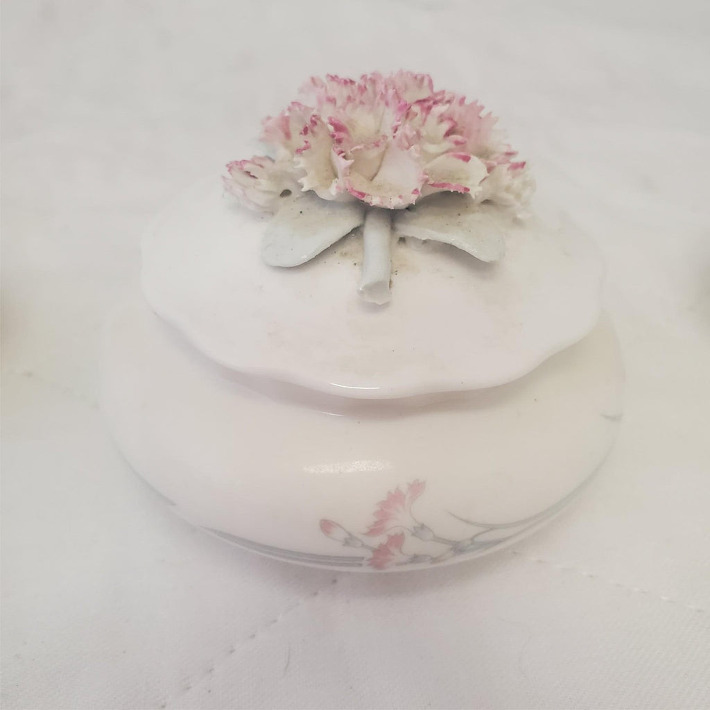 Buckingham Palace 1994, Royal Doulton Carnation Porcelain Trinket Pot
