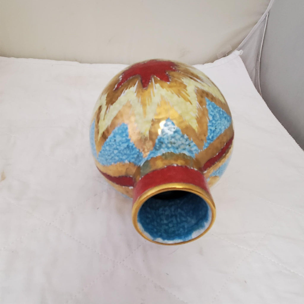 Glass Of Venice Murano Glass Vesuvio Vase