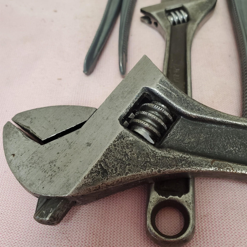 Lot of 5 Assorted Adjustable Wrench and Pliers Set LOT-929