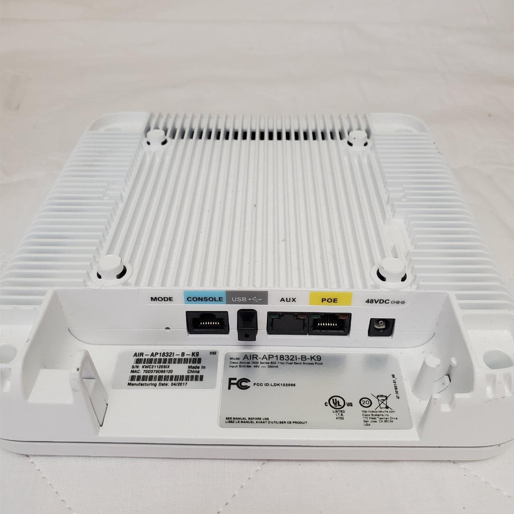 Cisco Aironet 1852 Series AIR-AP1832I-B-K9 Dual Band Wireless Access Point