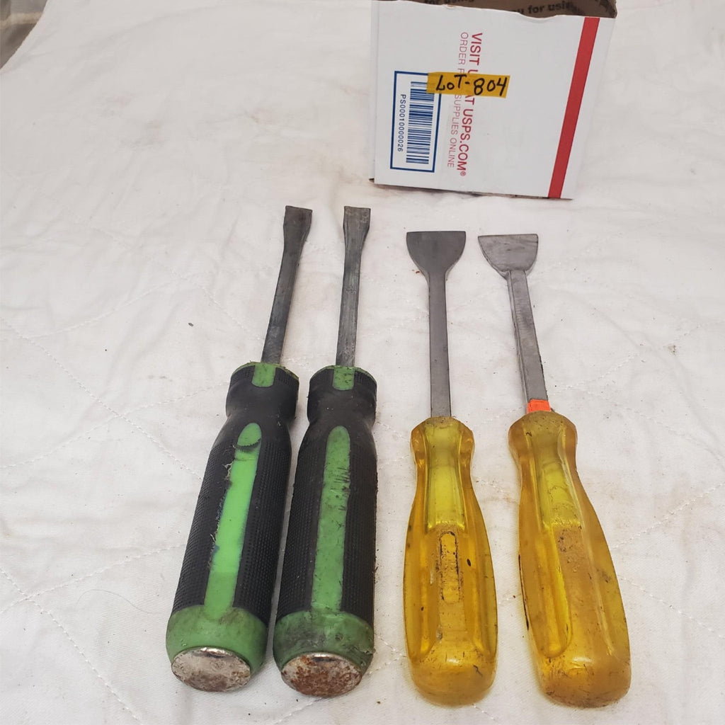 Lot of 4 Heavy Duty Gasket Scraper Set LOT-804