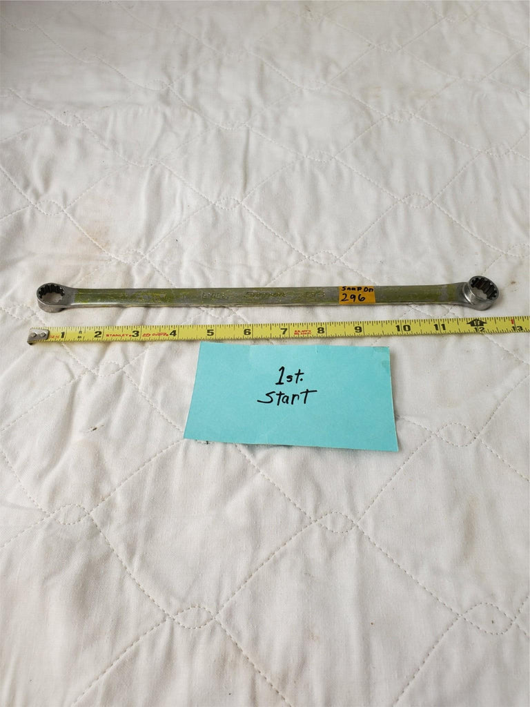 Snap-On 9/16 - 5/8 XDES1820A Double-Ended Ring Wrench Tool LOT 296