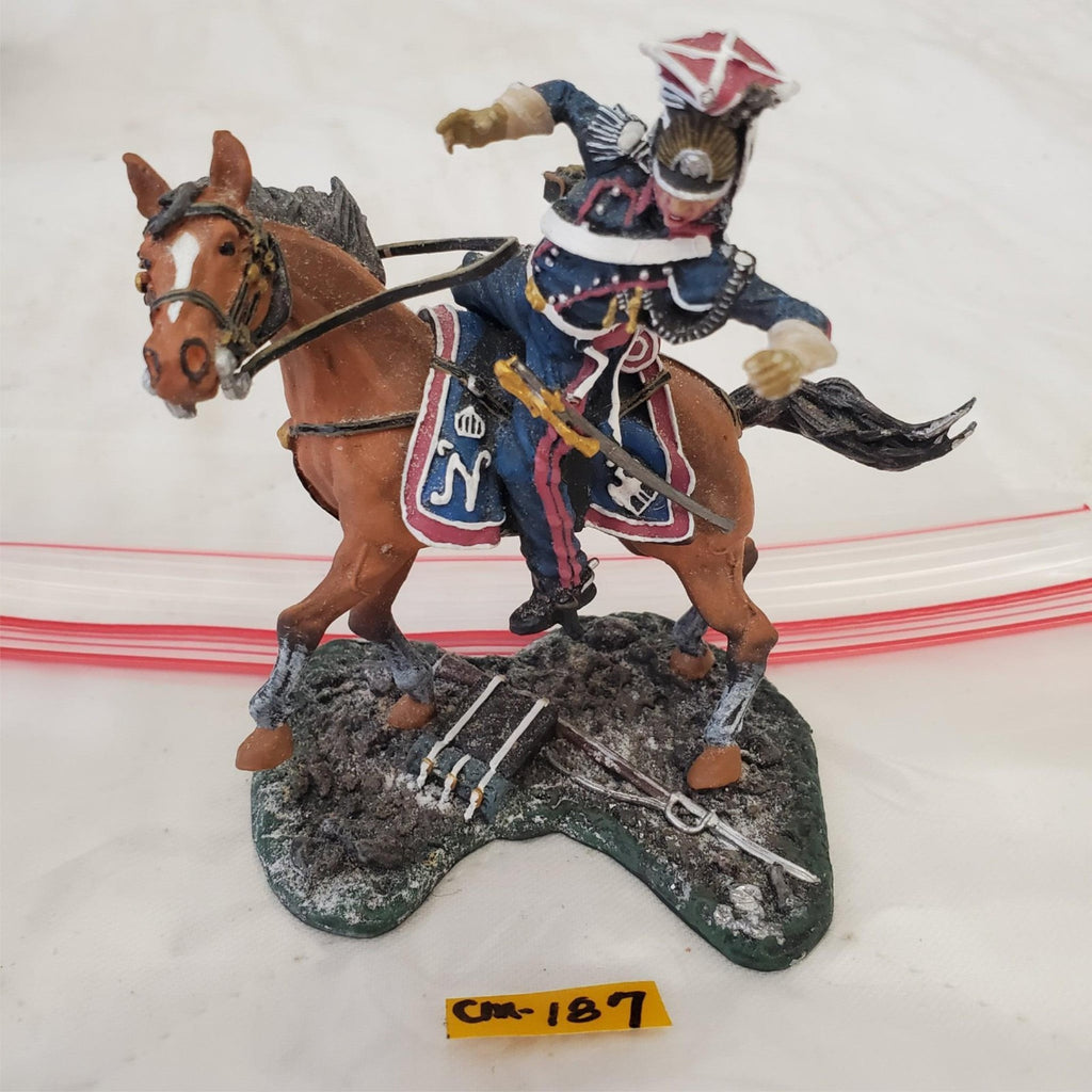 The Collectors Showcase CS00342 French Lancer Wounded Mounted CM-187