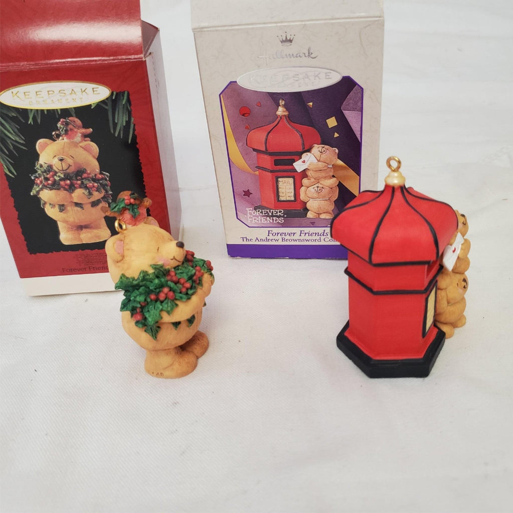 Hallmark Keepsake Ornament Forever Friend's Bear & Forever Friend's Collection