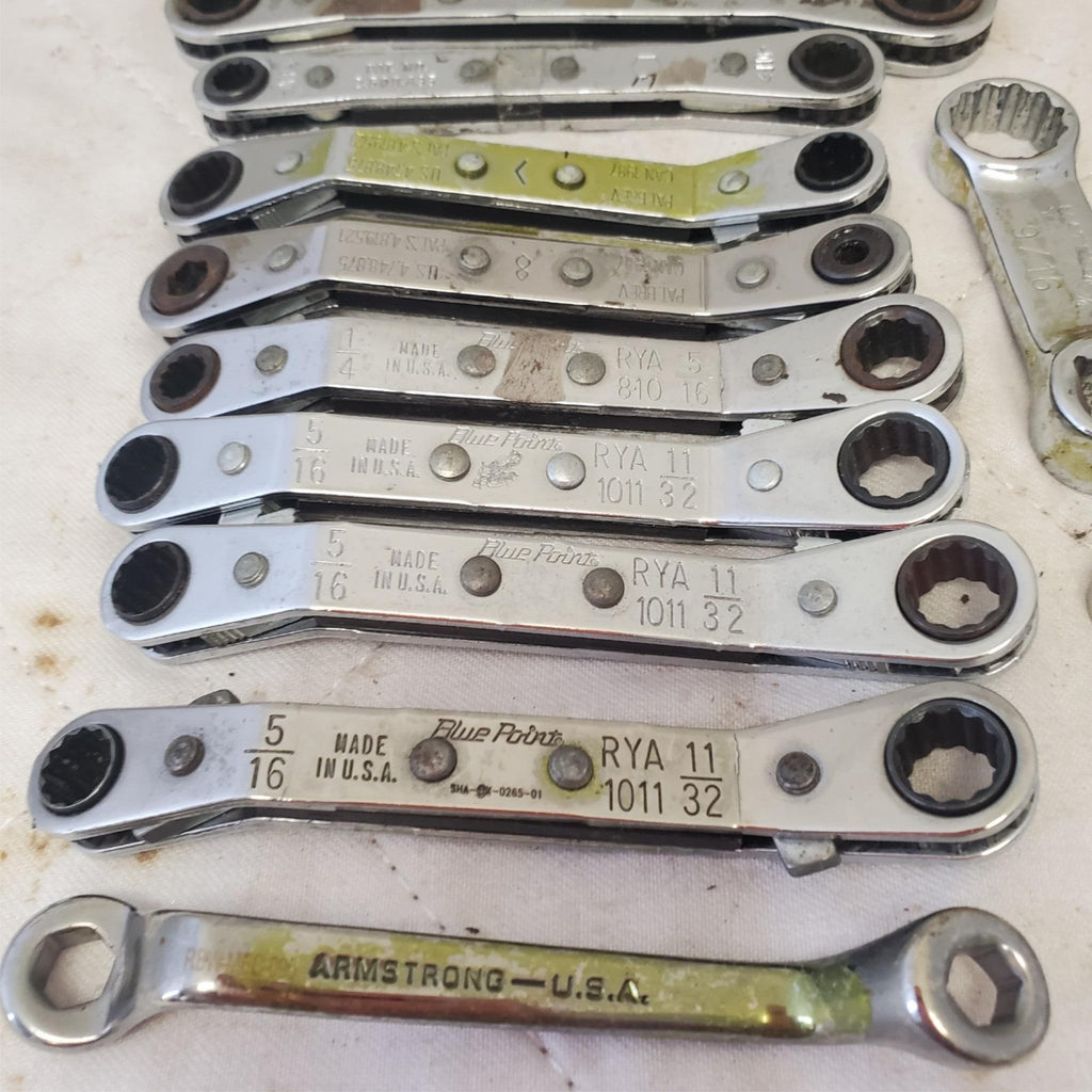 Lot of Assorted Various Offset Ratchet Box-End Wrench LOT 244