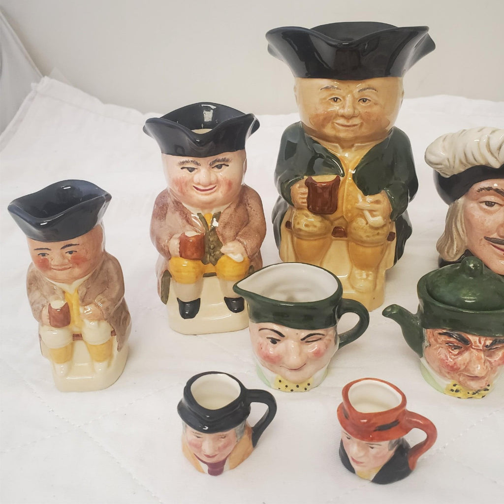 Assorted Toby Jug & Royal Doulton Aramis Three Musketeers Ceramic Cups 