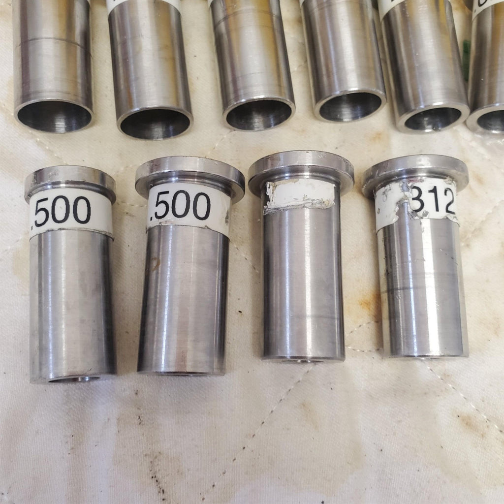 Lot of 10 Assorted Precision Steel Bushing Dies Set LOT-853