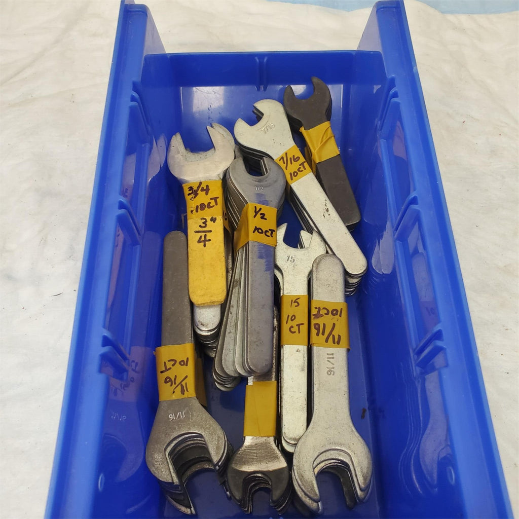 Lot of Combination Wrenches & Key Set in Different Sizes Lot 111