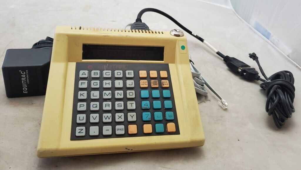Vintage EQUITRAC DCT IV Keyboard Display Unit Data Processing Equipment