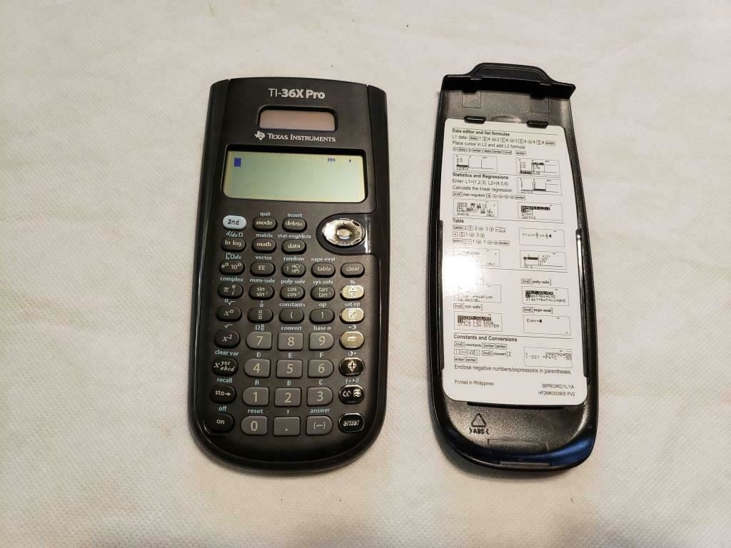 Texas Instruments TI-36X Pro Scientific Calculator Solar Handheld With Cover
