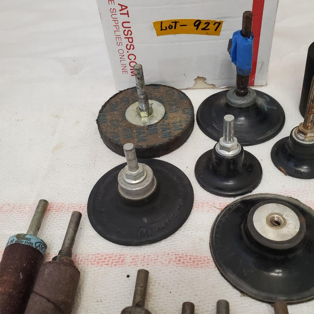 Lot of Rotary Tool Accessories Grinding Wheels, Sanding Drums & More LOT-927