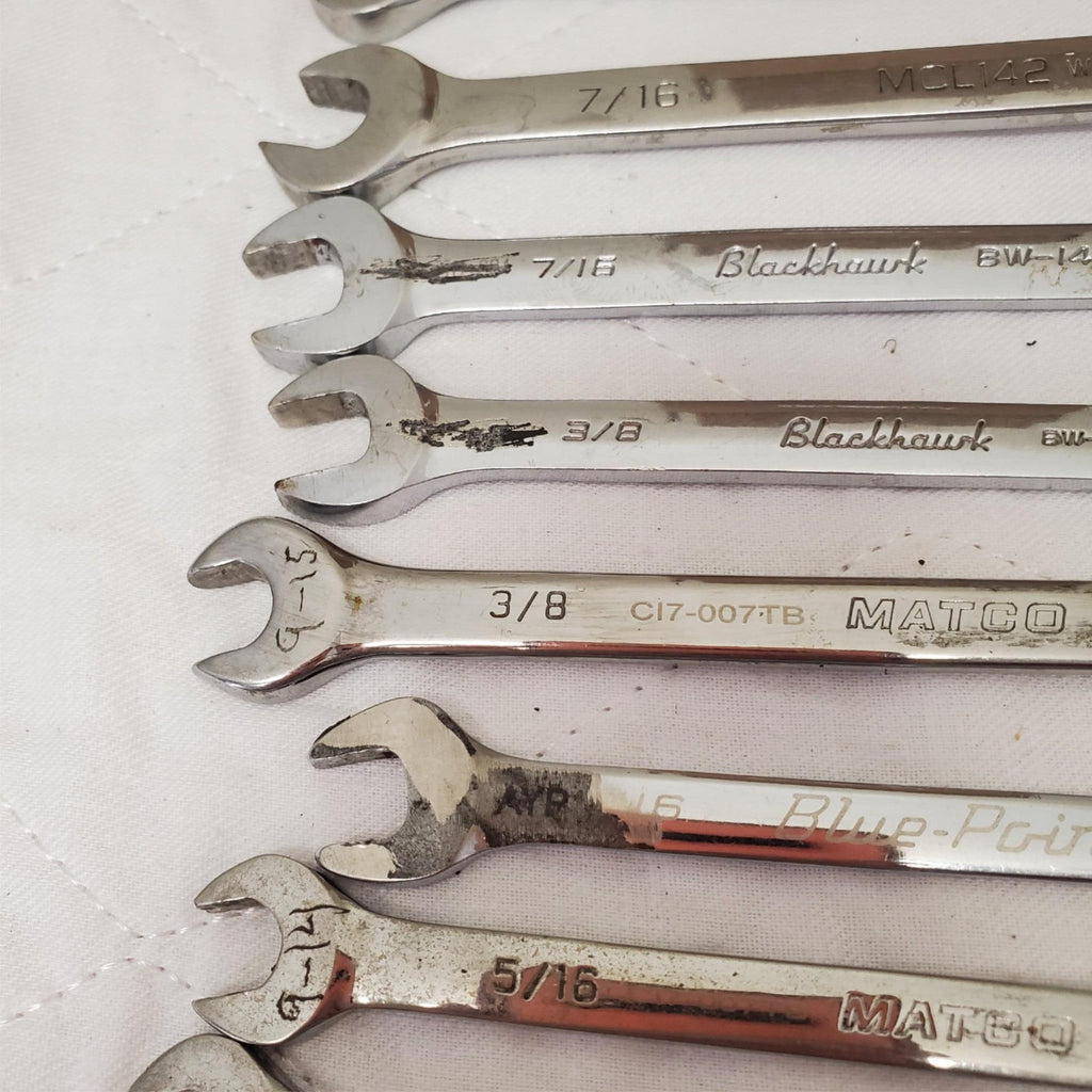 Lot of 16 Assorted Combination Wrench Set LOT-729