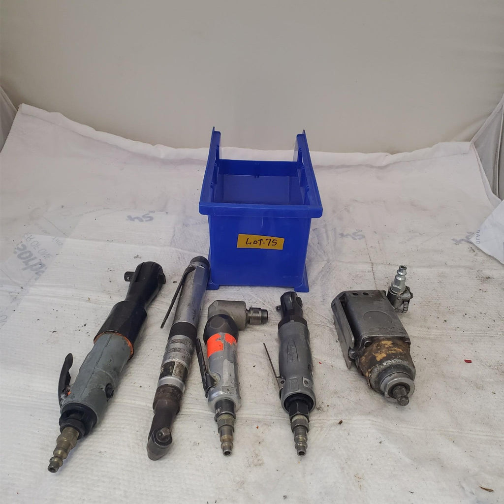 Lot of 5 Butterfly Reversing Air Impact Wrench Air Impact Ratchet Tools #75