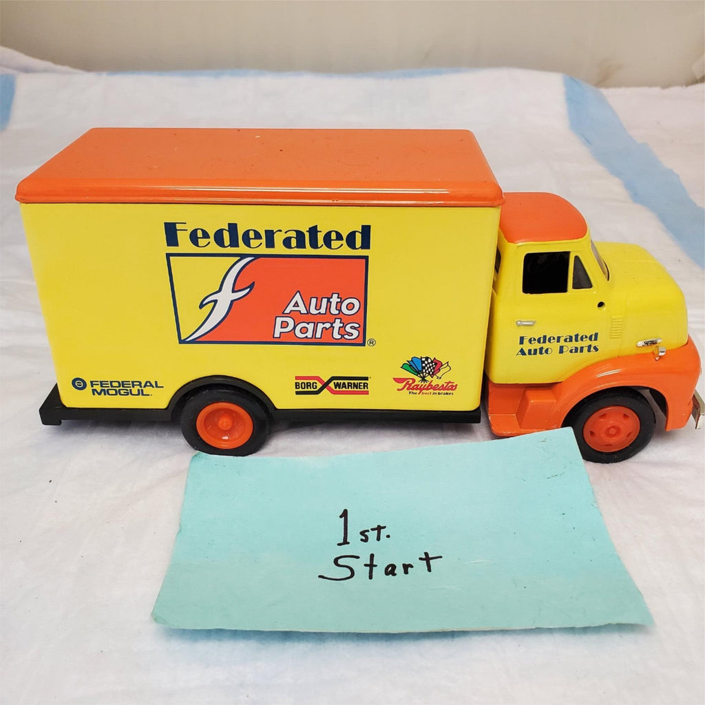 Ertl Collectible 1953 Ford Diecast Delivery Van Truck Bank Federated Auto