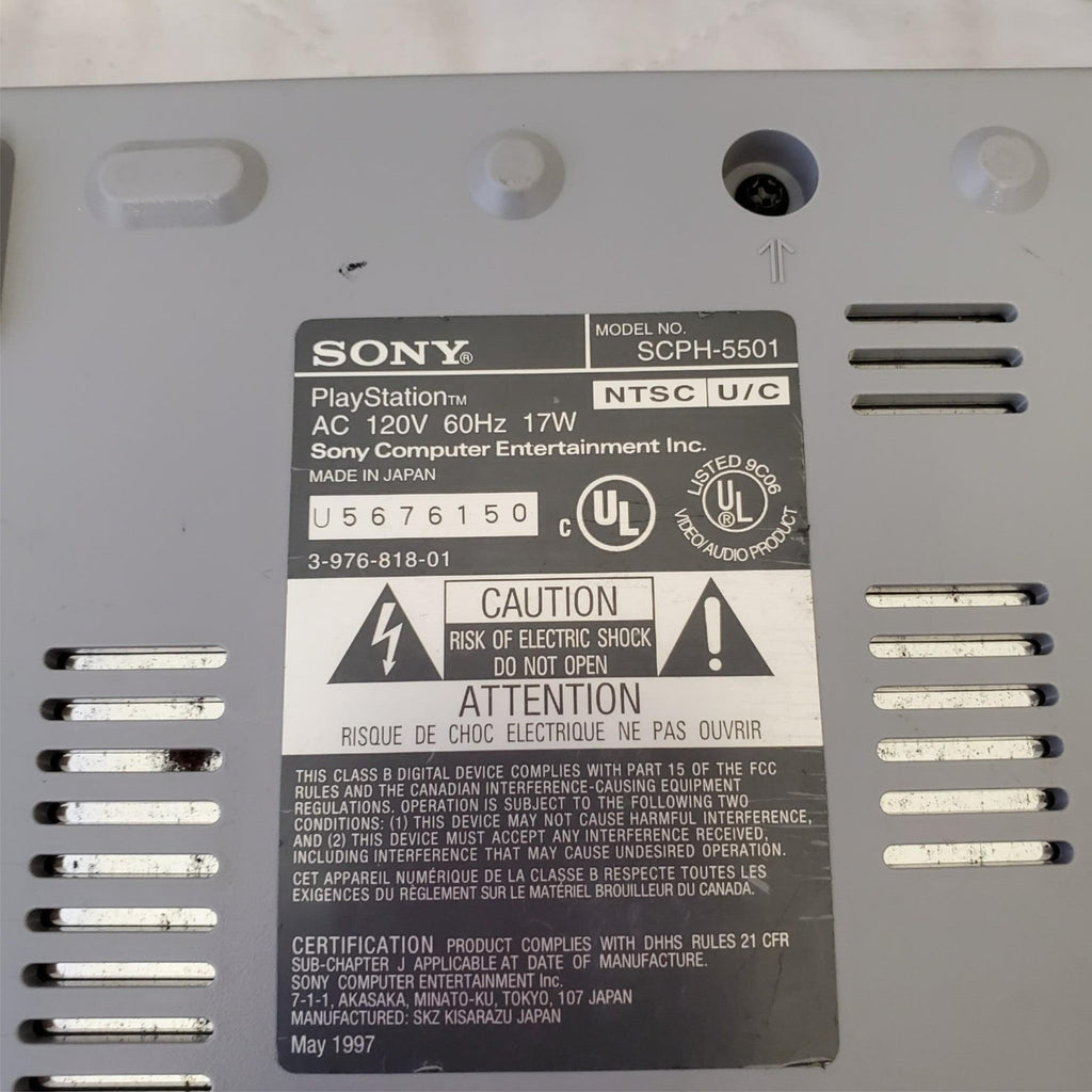 Lot of 7 Sony Play Station 1 Consoles For Parts #3