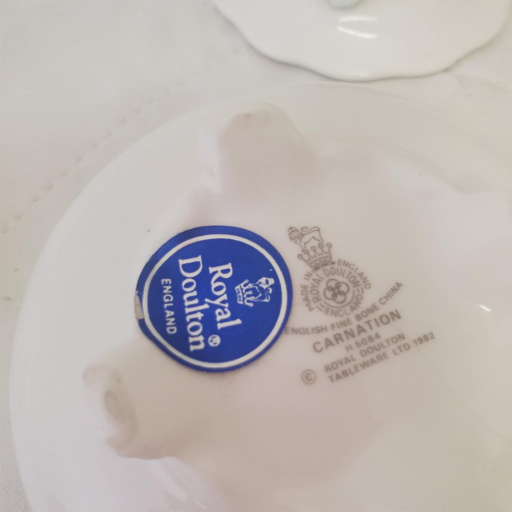 Buckingham Palace 1994, Royal Doulton Carnation Porcelain Trinket Pot