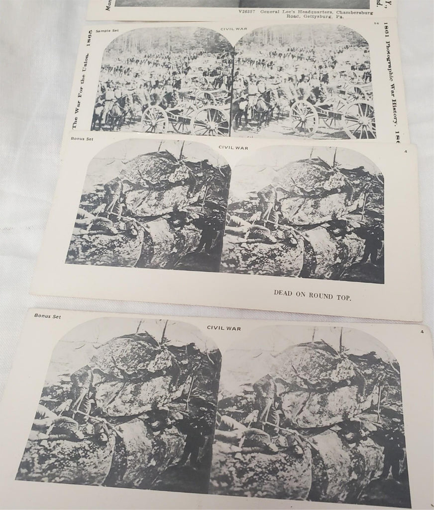 Vintage 1865 Holmes Stereoscope Stereo Classics Photo View Cards 59 Cards