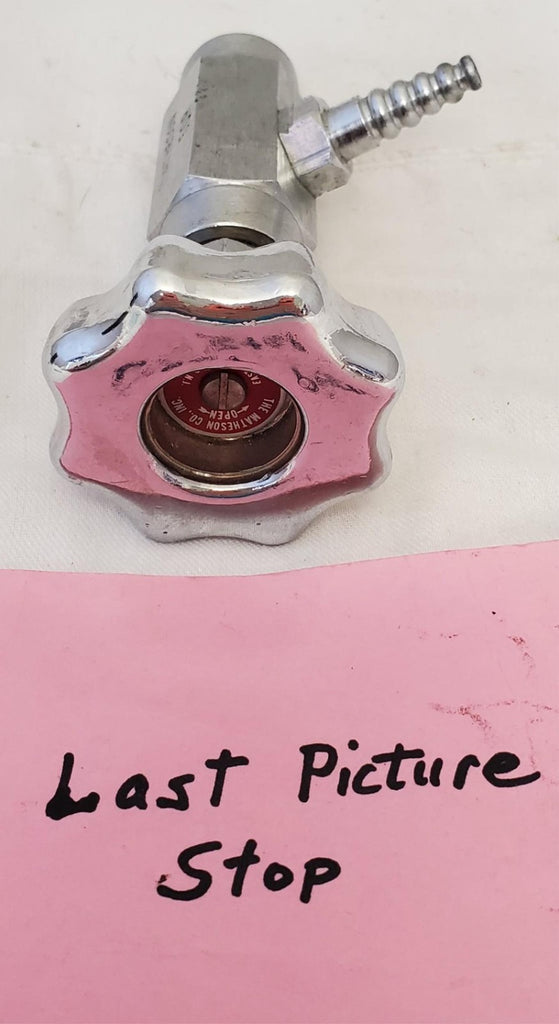 Matheson 50R Manual Gas Control Valve