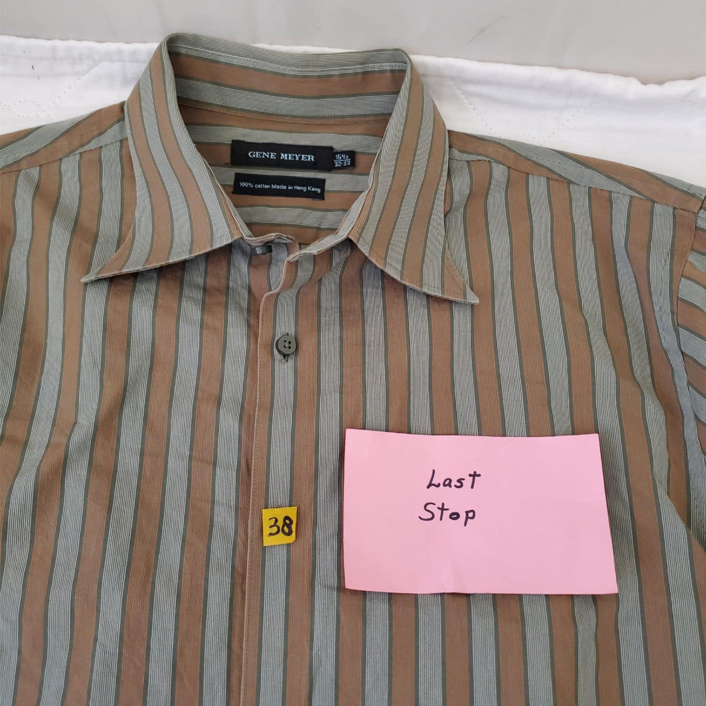 Gene Meyer Muticolor Stripes Long Sleeve Shirt
