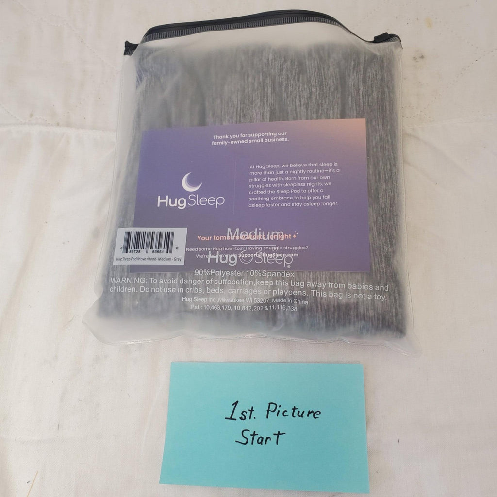 Hug Sleep Hood Medium Grey 90% Polyester 10% Spandex