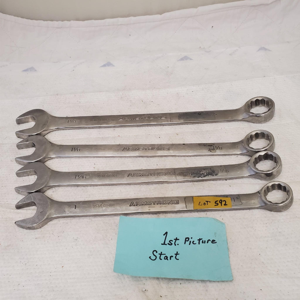 Lot of Assorted Armstrong Combination Box Wrenches LOT 592