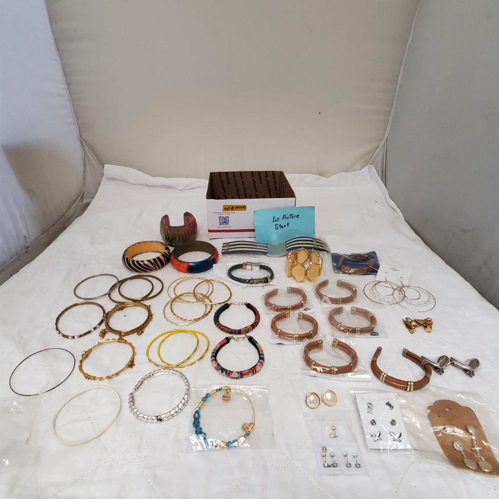 Lot of Assorted Various Bangles, Ear Rings & Bracelet LOT-8