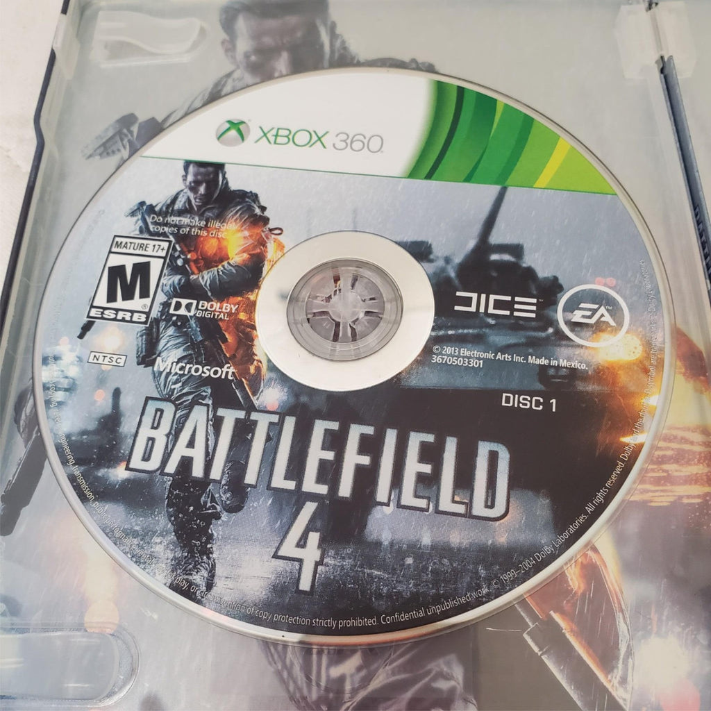 Microsoft Xbox 360 Battlefield 4 Steel Book 2 Disc Collectors Case