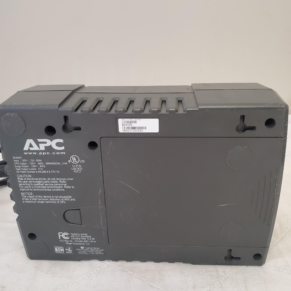 APC Back Up UPS ES 650 120V BE650R Surge Protected #8 (NO BATTERY INCLUDED)