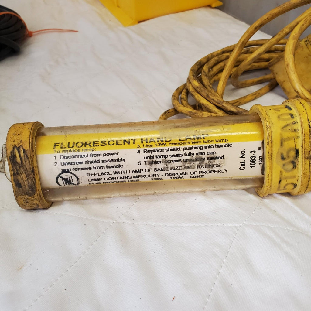 Lot of Stubby & Woodhead Fluorescent LED Handheld Work Lights LOT 612