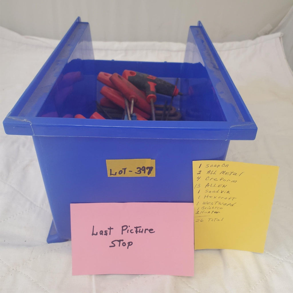 Lot of 26 Assorted T-Shaped L-Shaped Combination Hex Wrench LOT-397