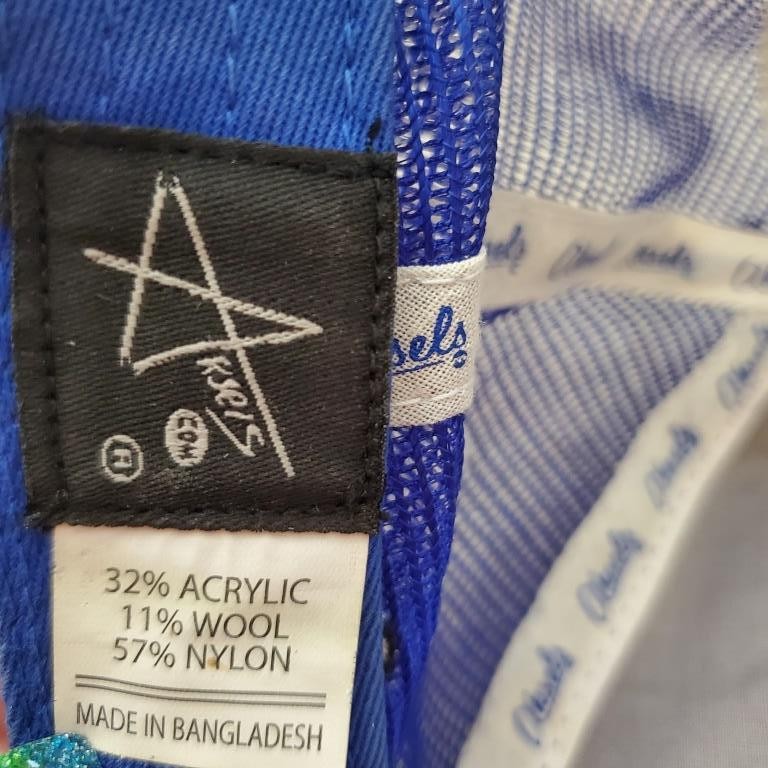 Aksels California Baseball Cap Hat Lid Mesh Snapback Blue Fishing