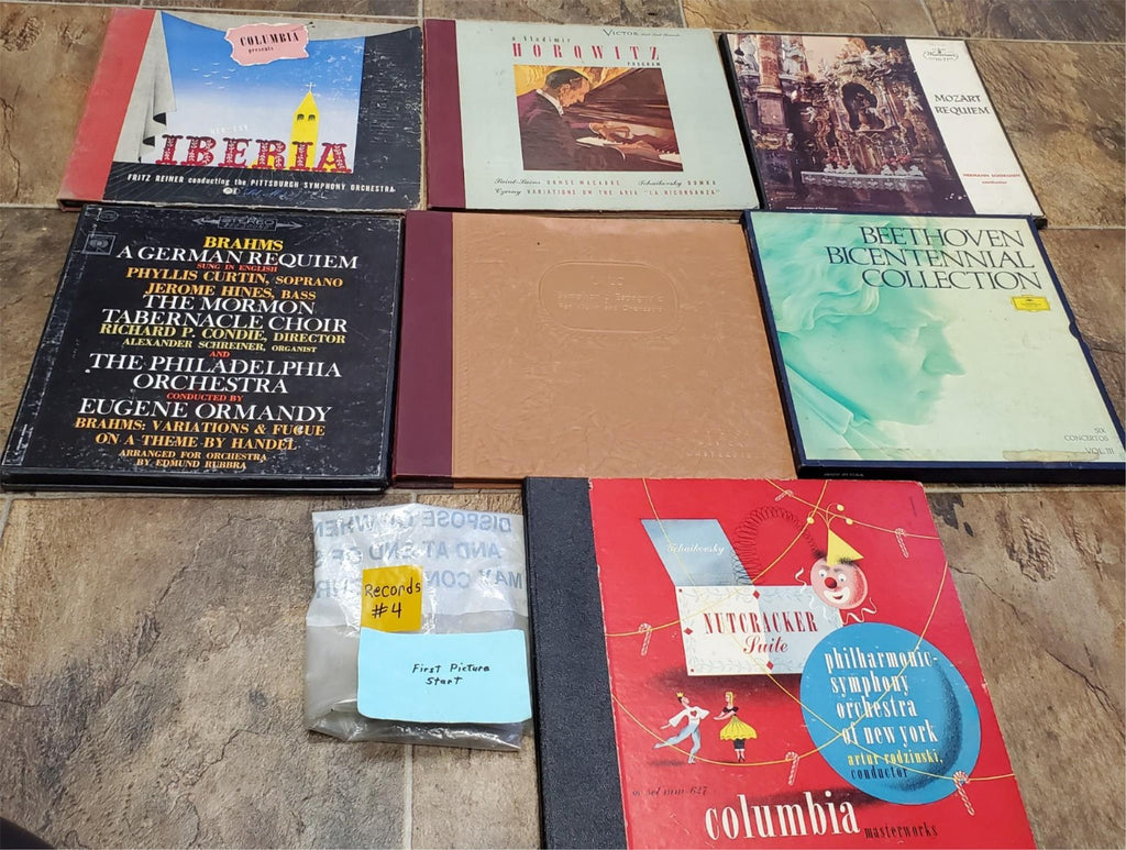 Lot of 7 Record Sets - Beethoven, Brahms, Nutcracker, Iberia #4