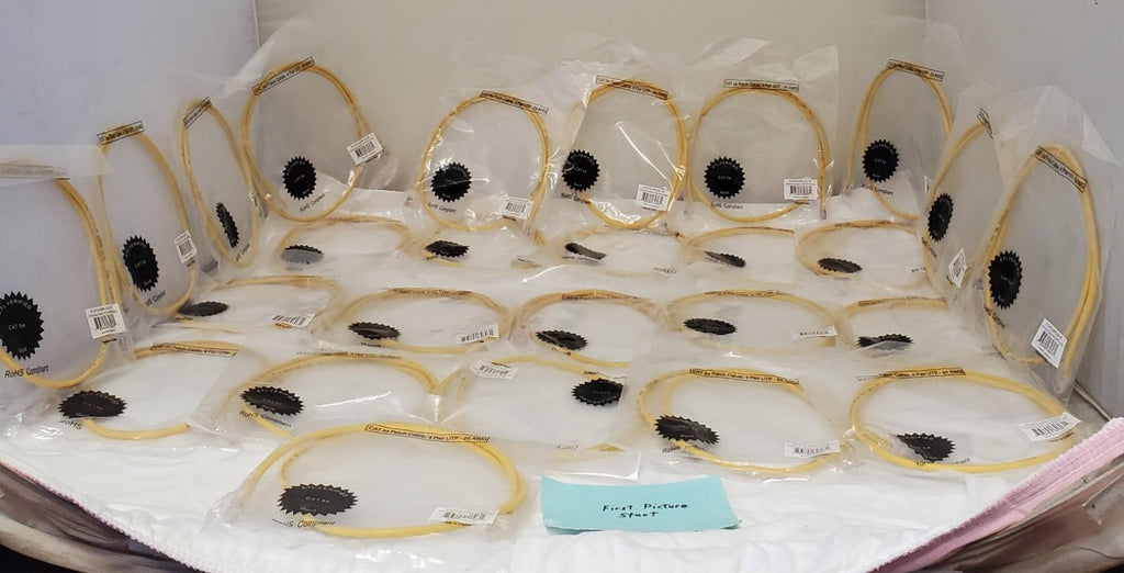 Lot of 26 CAT 5e Patch Cable, 4 Pair UTP - 24 AWG