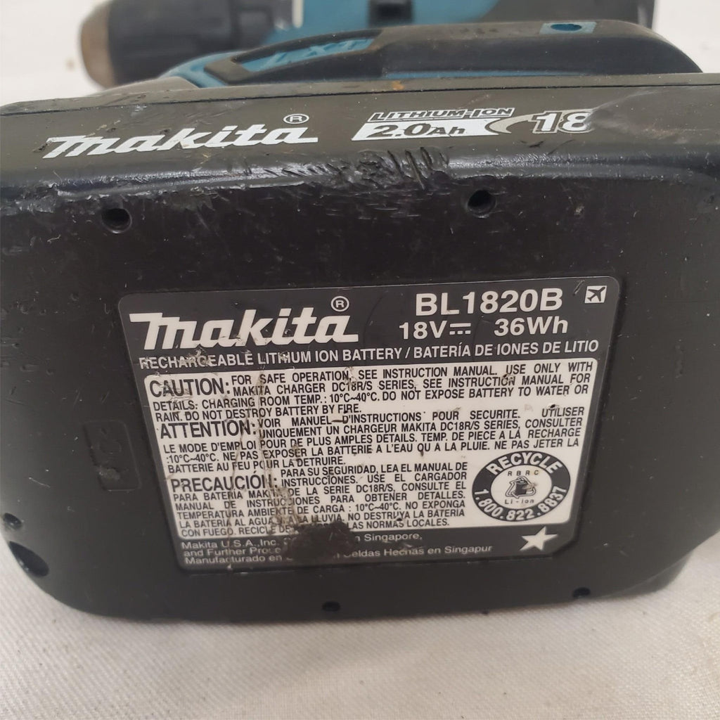 Makita XFD10 18V Cordless Driver Drill with BL1820B Lithium-Ion Battery LOT-727